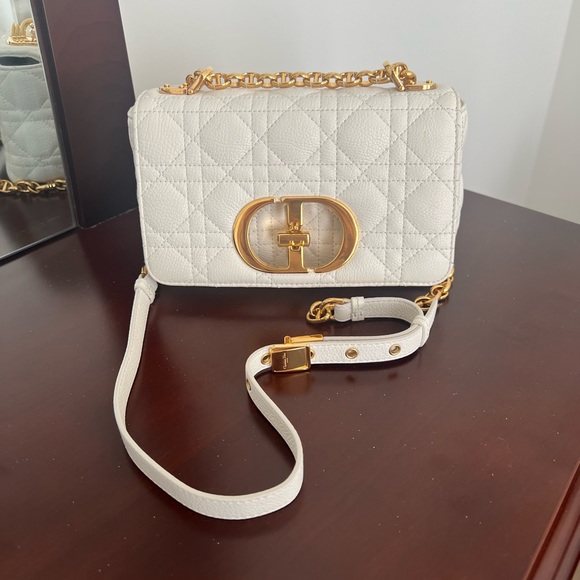 Dior White Caro Bag - Picture 6 of 6